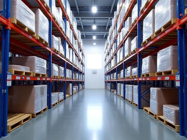 Clean and organized warehouse interior at Fresh Meadows NY