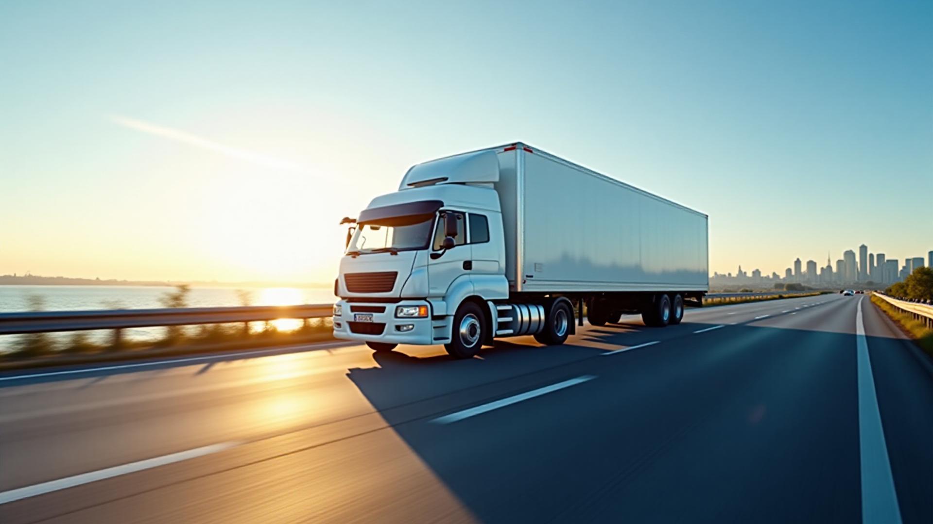 H & J Moving Service professional freight truck in NYC