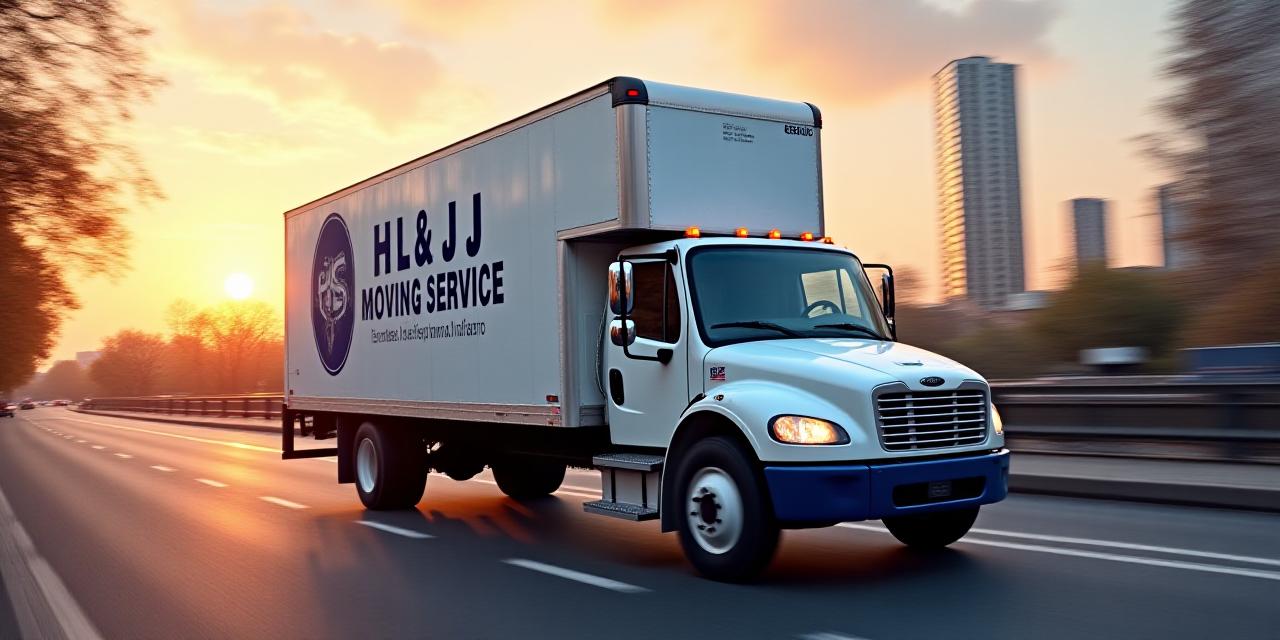 26 foot H & J straight truck for agile urban deliveries